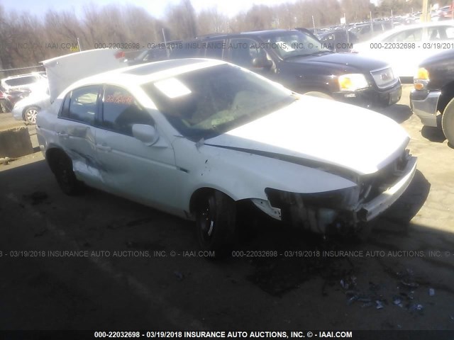 19UUA66285A033633 - 2005 ACURA TL WHITE photo 6