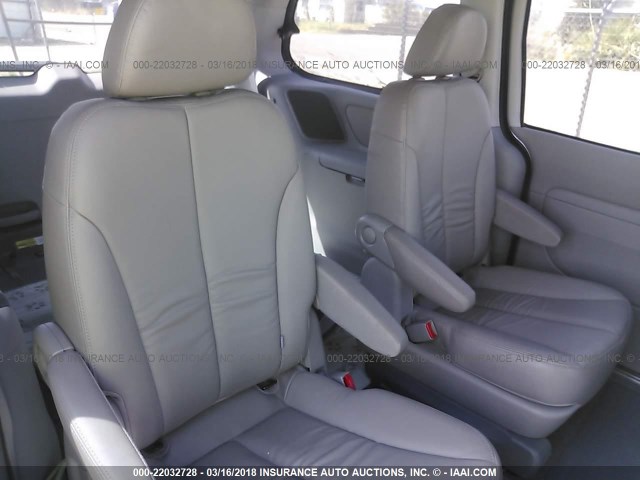 KNDMH4C72C6442354 - 2012 KIA SEDONA EX BLUE photo 8