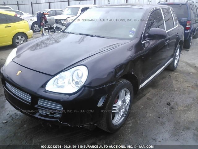 WP1AB29PX4LA60784 - 2004 PORSCHE CAYENNE S GRAY photo 2