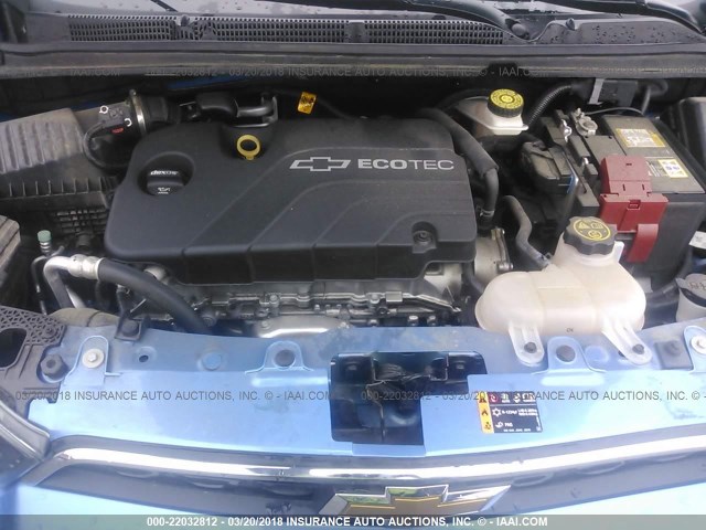 KL8CD6SA5HC709276 - 2017 CHEVROLET SPARK 1LT Синий фото 10