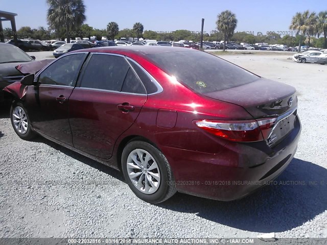 4T1BF1FK8HU733063 - 2017 TOYOTA CAMRY LE/XLE/SE/XSE BLACK photo 3