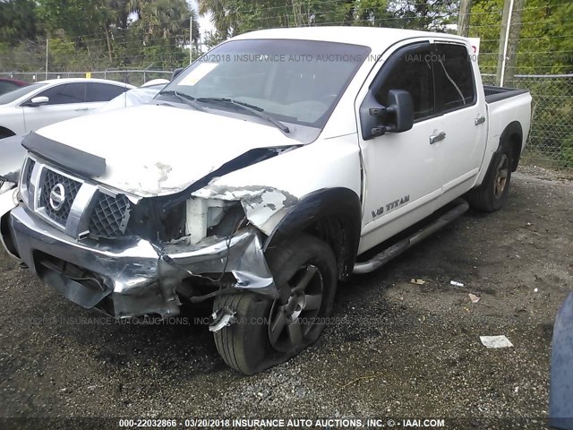 1N6BA07AX6N554417 - 2006 NISSAN TITAN XE/SE/LE WHITE photo 2