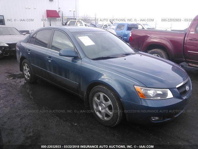 5NPEU46F76H150227 - 2006 HYUNDAI SONATA GLS/LX GRAY photo 1