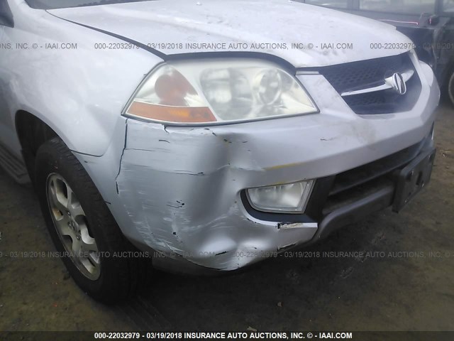 2HNYD18631H508783 - 2001 ACURA MDX TOURING SILVER photo 6