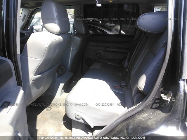 1J8HG48N46C214611 - 2006 JEEP COMMANDER BLACK photo 8