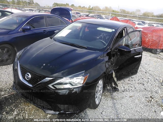 3N1AB7AP4HY210026 - 2017 NISSAN SENTRA S/SV/SR/SL BLACK photo 6