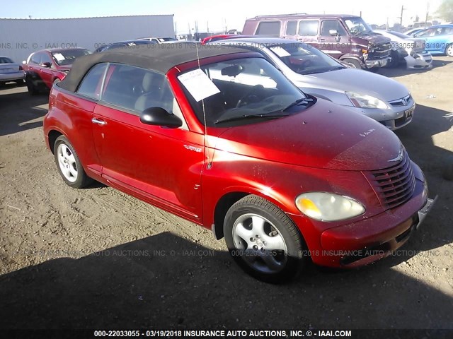 3C3EY55E85T291328 - 2005 CHRYSLER PT CRUISER TOURING RED photo 1