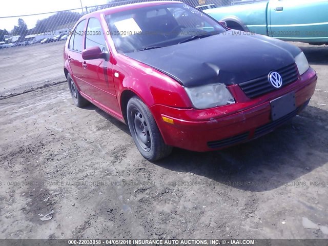 3VWRC29M6YM094925 - 2000 VOLKSWAGEN JETTA GL RED photo 1