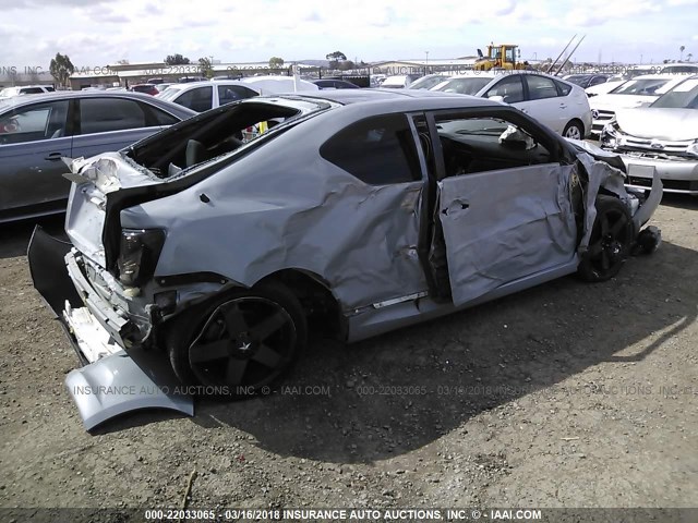 JTKJF5C76B3006663 - 2011 TOYOTA SCION TC 灰色 照片 4