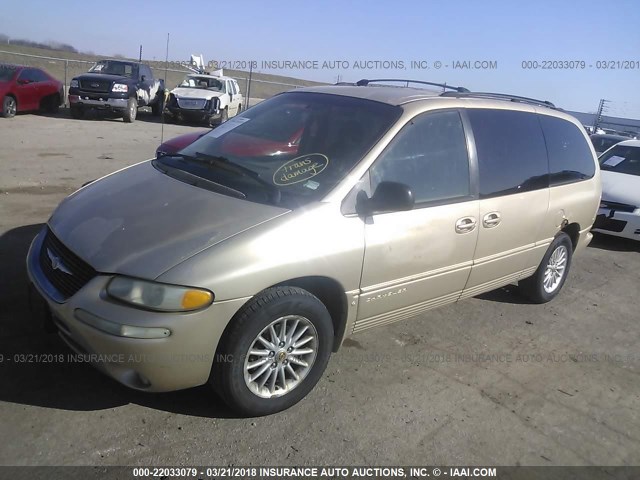 1C4GP54L0XB539664 - 1999 CHRYSLER TOWN & COUNTRY LX/LXI GOLD photo 2