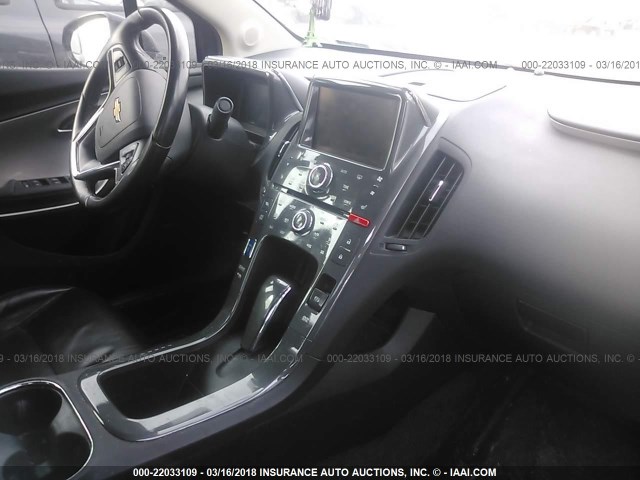 1G1RD6E42CU105168 - 2012 CHEVROLET VOLT BLACK photo 5