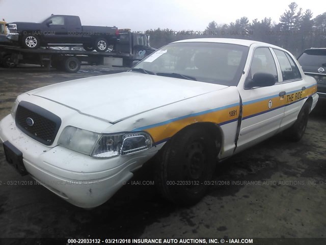 2FAHP71V39X104410 - 2009 FORD CROWN VICTORIA POLICE INTERCEPTOR WHITE photo 6