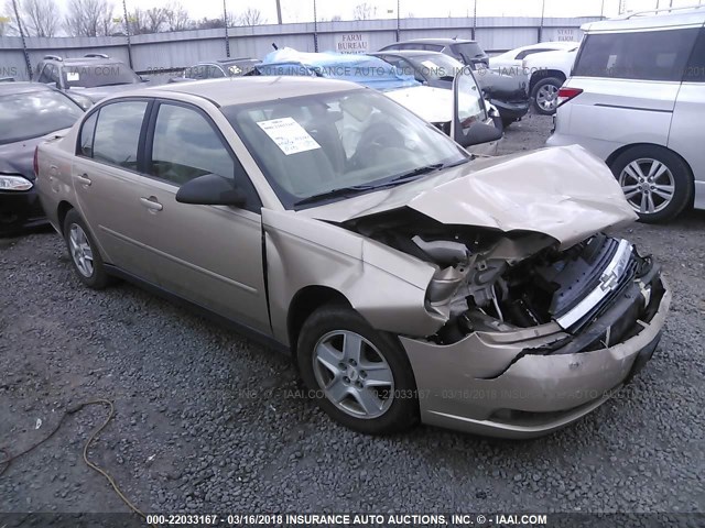1G1ZT52805F268350 - 2005 CHEVROLET MALIBU LS GOLD photo 1