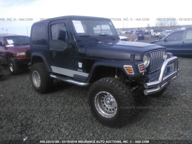 1J4FY29P6WP752486 - 1998 JEEP WRANGLER / TJ SE BLACK photo 1