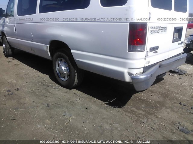 1FBSS3BL0BDA35407 - 2011 FORD ECONOLINE E350 SUPER DUTY WAGON WHITE photo 6