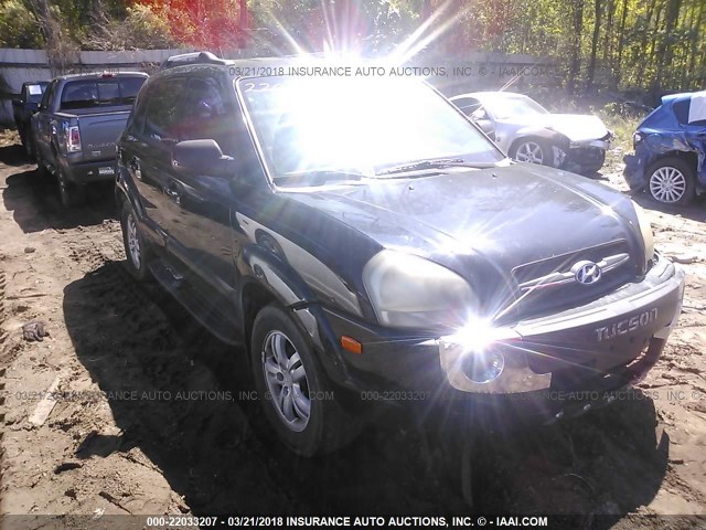 KM8JN12D86U422140 - 2006 HYUNDAI TUCSON GLS/LIMITED BLACK photo 1