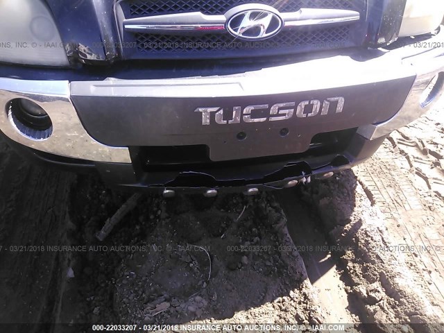 KM8JN12D86U422140 - 2006 HYUNDAI TUCSON GLS/LIMITED 黑色 照片 6