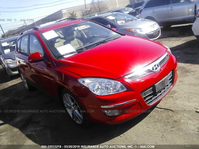 KMHDC8AE2AU084037 - 2010 HYUNDAI ELANTRA TOURING GLS/SE RED photo 1