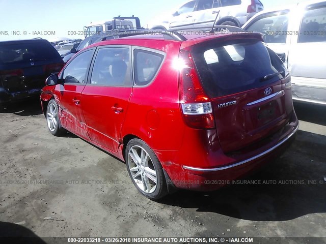 KMHDC8AE2AU084037 - 2010 HYUNDAI ELANTRA TOURING GLS/SE RED photo 3