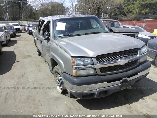 1GCGC13U73F159139 - 2003 CHEVROLET SILVERADO C1500 HEAVY DUTY GRAY photo 1