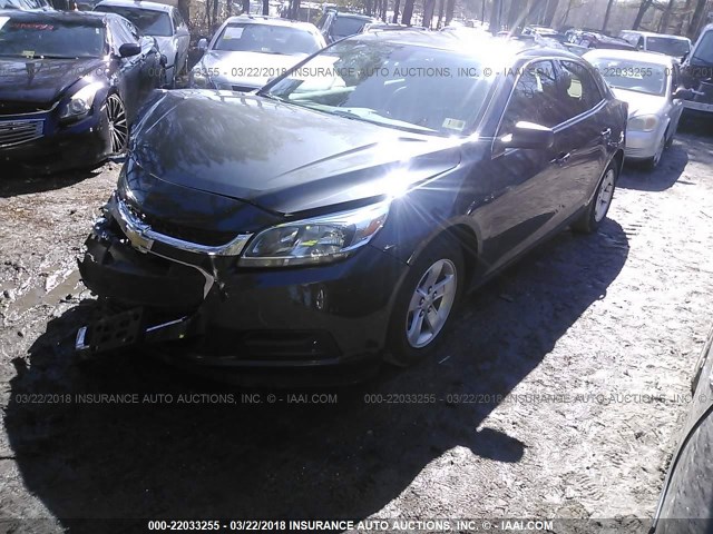 1G11B5SL0FF243499 - 2015 CHEVROLET MALIBU LS 灰色 照片 2