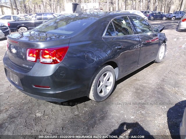 1G11B5SL0FF243499 - 2015 CHEVROLET MALIBU LS 灰色 照片 4