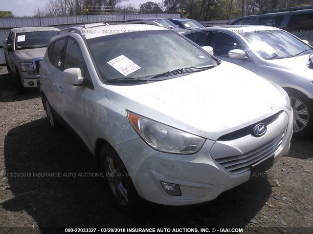 KM8JU3AC2DU561586 - 2013 HYUNDAI TUCSON GLS/LIMITED WHITE photo 1