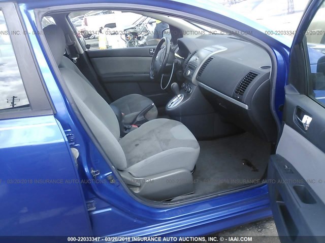 3N1AB6AP5AL718387 - 2010 NISSAN SENTRA 2.0/2.0S/SR/2.0SL BLUE photo 5