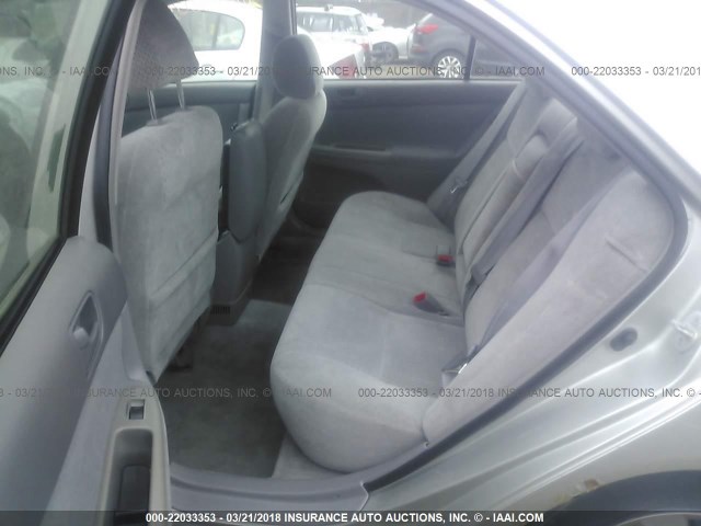4T1BE32K63U183973 - 2003 TOYOTA CAMRY LE/XLE/SE GRAY photo 8