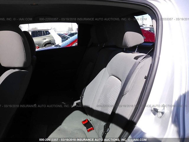 1G1JA6SH3F4161248 - 2015 CHEVROLET SONIC LS 银色 照片 8