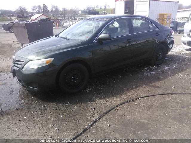4T1BF3EK0BU619675 - 2011 TOYOTA CAMRY SE/LE/XLE Жасыл фото 2