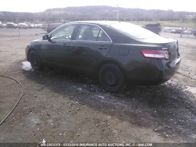 4T1BF3EK0BU619675 - 2011 TOYOTA CAMRY SE/LE/XLE Жасыл фото 3