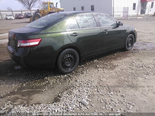 4T1BF3EK0BU619675 - 2011 TOYOTA CAMRY SE/LE/XLE Жасыл фото 4