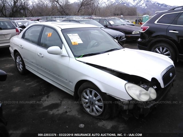 KMHWF35H64A974375 - 2004 HYUNDAI SONATA GLS/LX WHITE photo 1