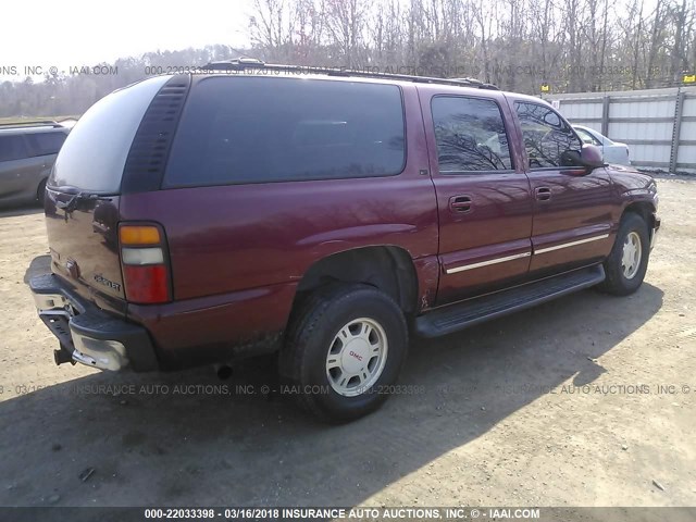 1GNEC16Z73J232884 - 2003 CHEVROLET SUBURBAN C1500 MAROON photo 4