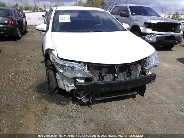4T4BF1FK6CR273013 - 2012 TOYOTA CAMRY SE/LE/XLE Ақ фото 6