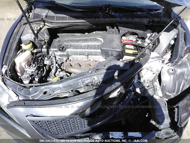 4T1BE46K09U903406 - 2009 TOYOTA CAMRY SE/LE/XLE GRAY photo 10