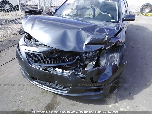 4T1BE46K09U903406 - 2009 TOYOTA CAMRY SE/LE/XLE GRAY photo 6