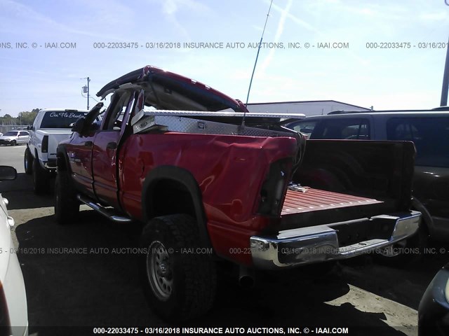 3D7KS28D25G902437 - 2005 DODGE RAM 2500 ST/SLT 红色 照片 3