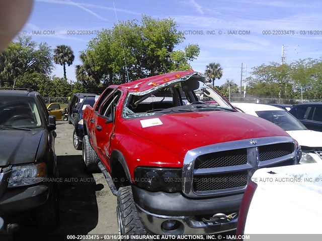 3D7KS28D25G902437 - 2005 DODGE RAM 2500 ST/SLT RED photo 6