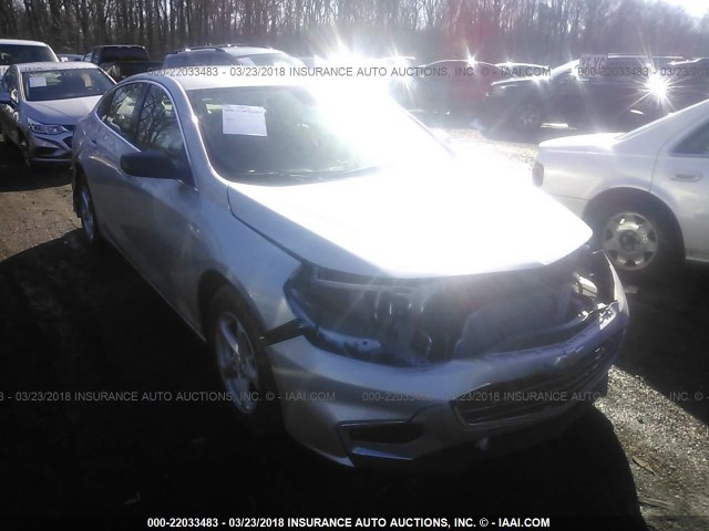 1G1ZB5ST2HF159917 - 2017 CHEVROLET MALIBU LS 银色 照片 1
