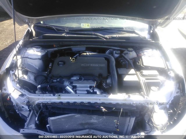 1G1ZB5ST2HF159917 - 2017 CHEVROLET MALIBU LS 银色 照片 10