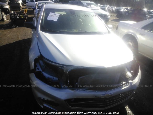 1G1ZB5ST2HF159917 - 2017 CHEVROLET MALIBU LS 银色 照片 6