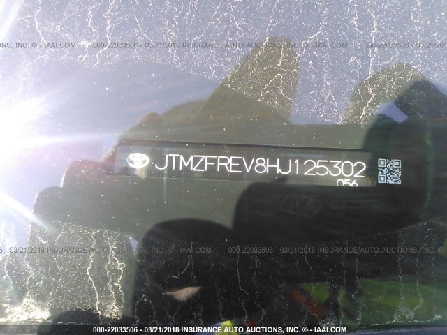 JTMZFREV8HJ125302 - 2017 TOYOTA RAV4 LE GRAY photo 9