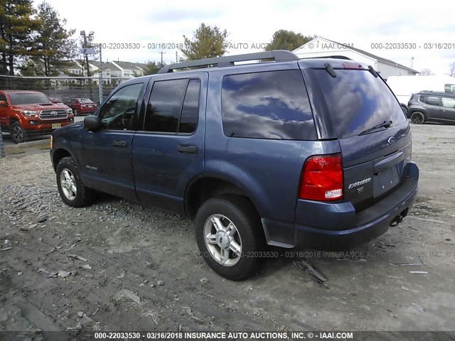 1FMZU73KX5UB19252 - 2005 FORD EXPLORER XLT/XLT SPORT/NBX BLUE photo 3