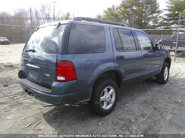 1FMZU73KX5UB19252 - 2005 FORD EXPLORER XLT/XLT SPORT/NBX BLUE photo 4