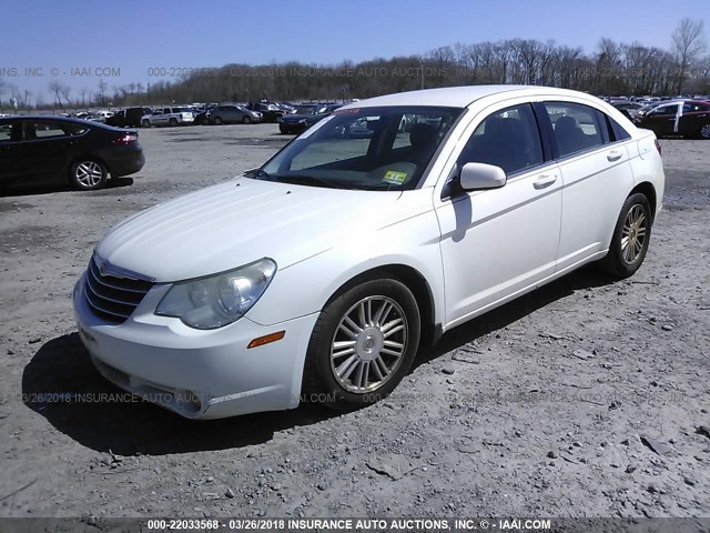 1C3LC56RX7N632237 - 2007 CHRYSLER SEBRING TOURING WHITE photo 2