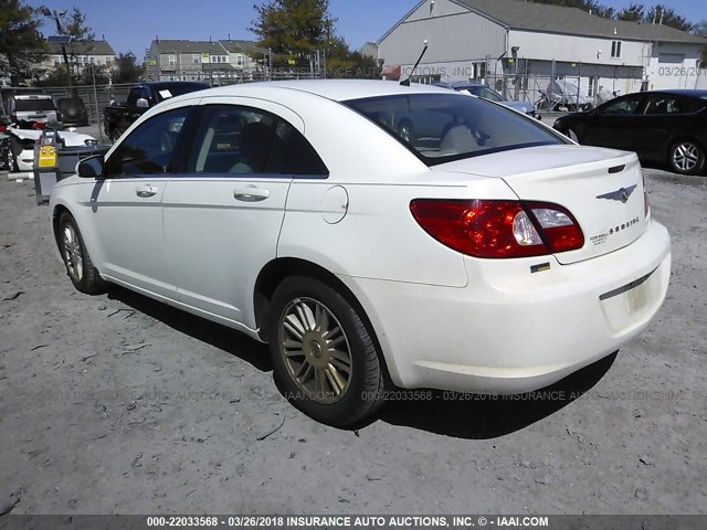 1C3LC56RX7N632237 - 2007 CHRYSLER SEBRING TOURING WHITE photo 3