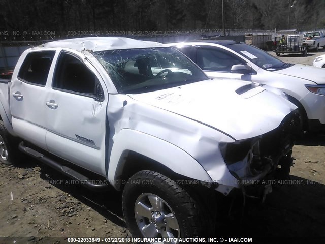 5TELU42N97Z415961 - 2007 TOYOTA TACOMA DOUBLE CAB თეთრი ფოტო 6