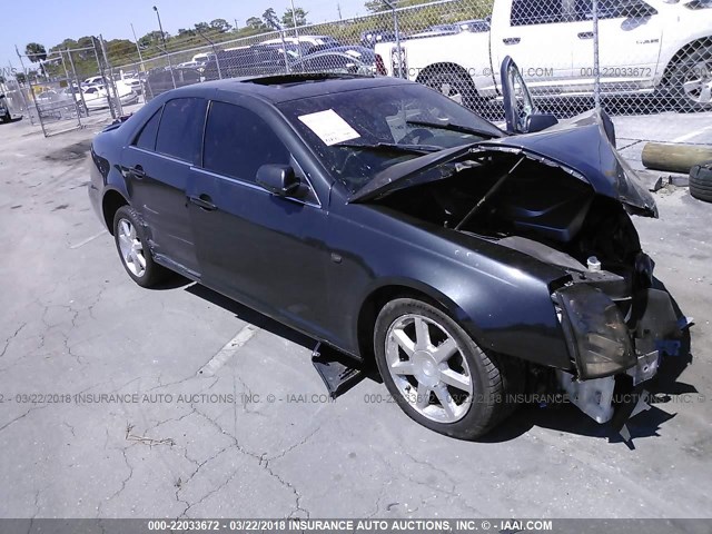 1G6DW677850187388 - 2005 CADILLAC STS BLACK photo 1